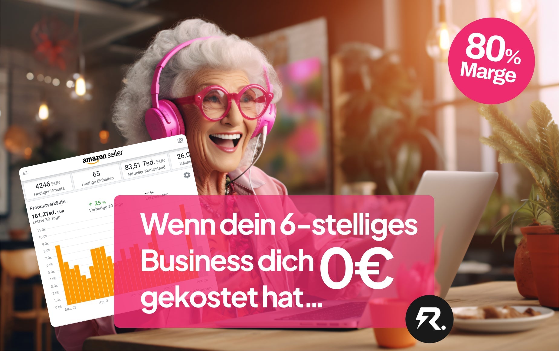 Dein 100.000€+ E-Commerce Produkt: Risikofrei starten über den Digital Rockstars Marktplatz (80% Marge!)