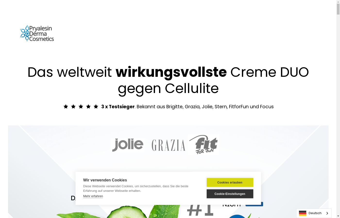 Pryalesin® Derma - Führende Marke imDerma Bereich mit 1.2 Millionen Euro Umsatz