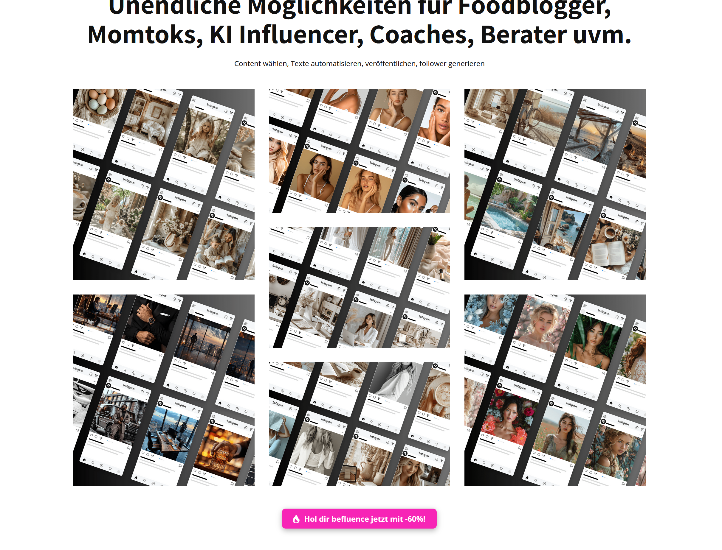 Etablierte KI SaaS Plattform 'befluence.de' (Content Cloud &amp; Influencer Tools)