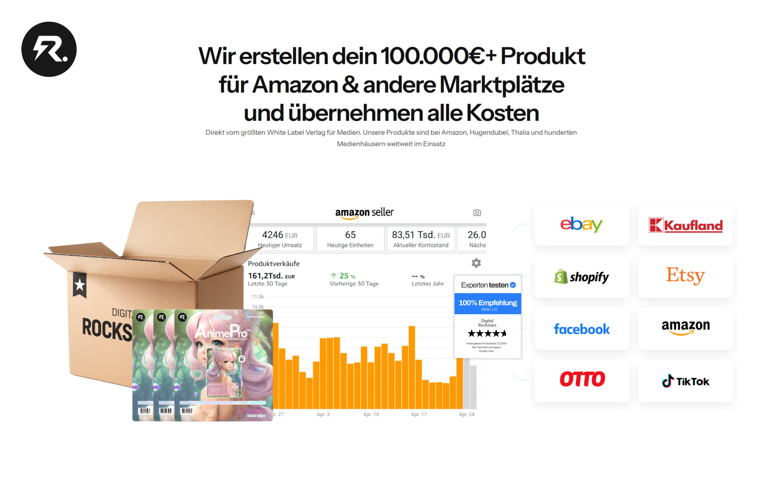 Digital Rockstars - Kostenloses 100k Amazon Business mit bis zu 500€! pro Lead