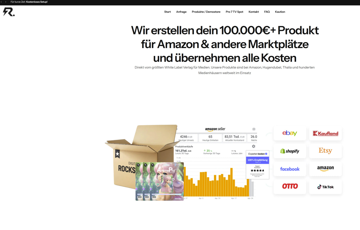 Digital Rockstars - Kostenloses 100k Amazon Business mit bis zu 500€! pro Lead