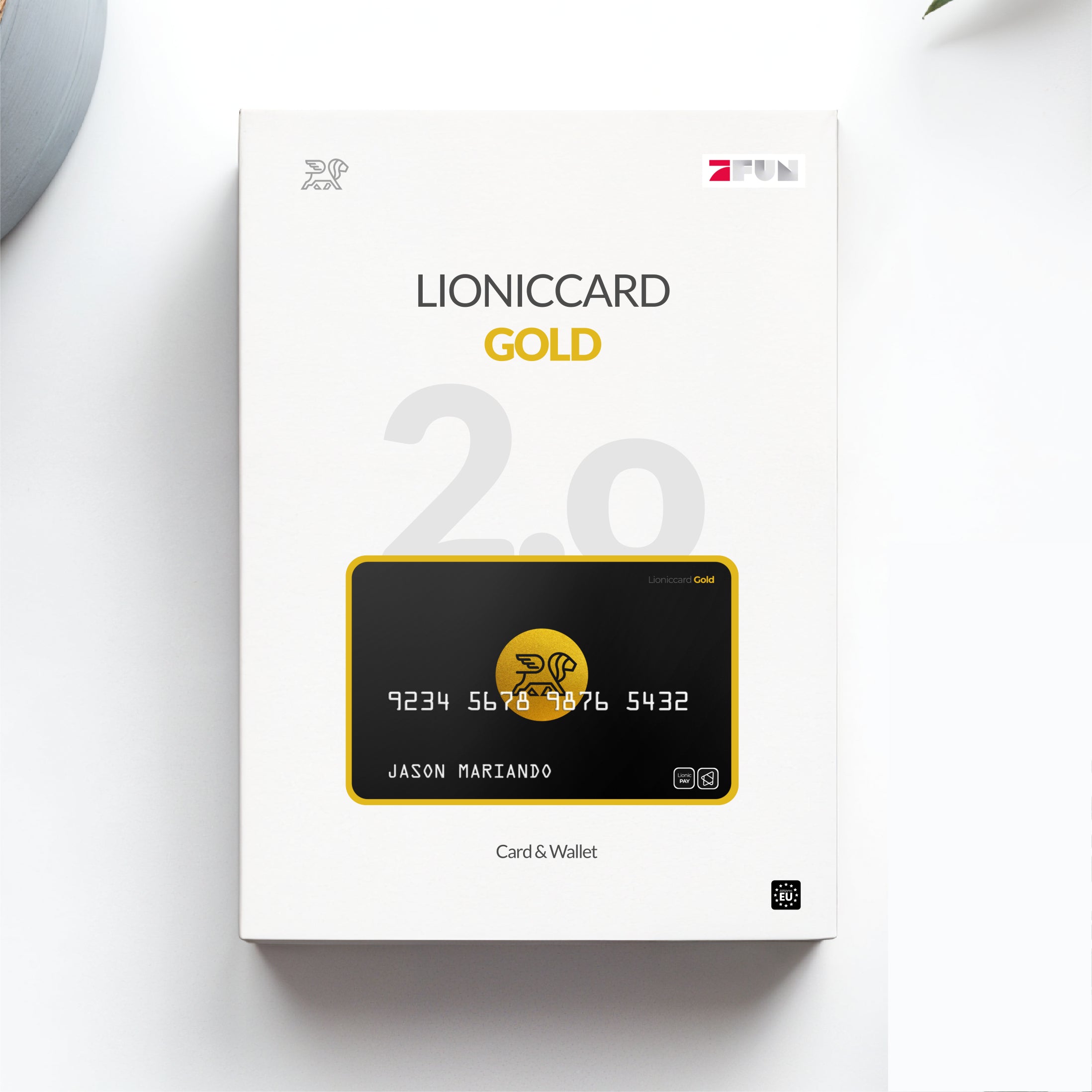 Lioniccard Black Gold. 2.500€ Limit, Hard-Wallet und 100€ Guthaben