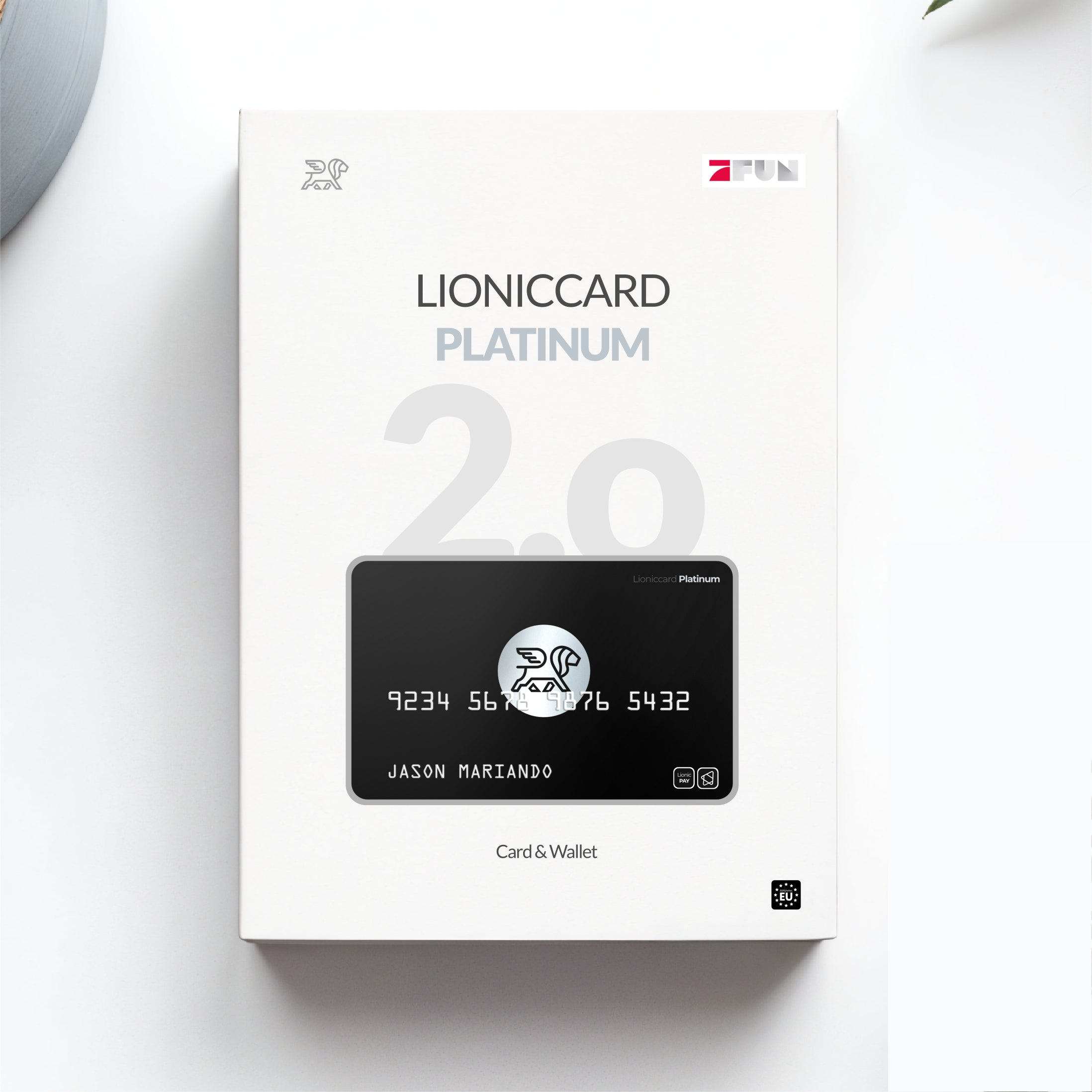 Lioniccard Black Platinum. 15.000€ Limit, Hard-Wallet und 500€ Guthaben