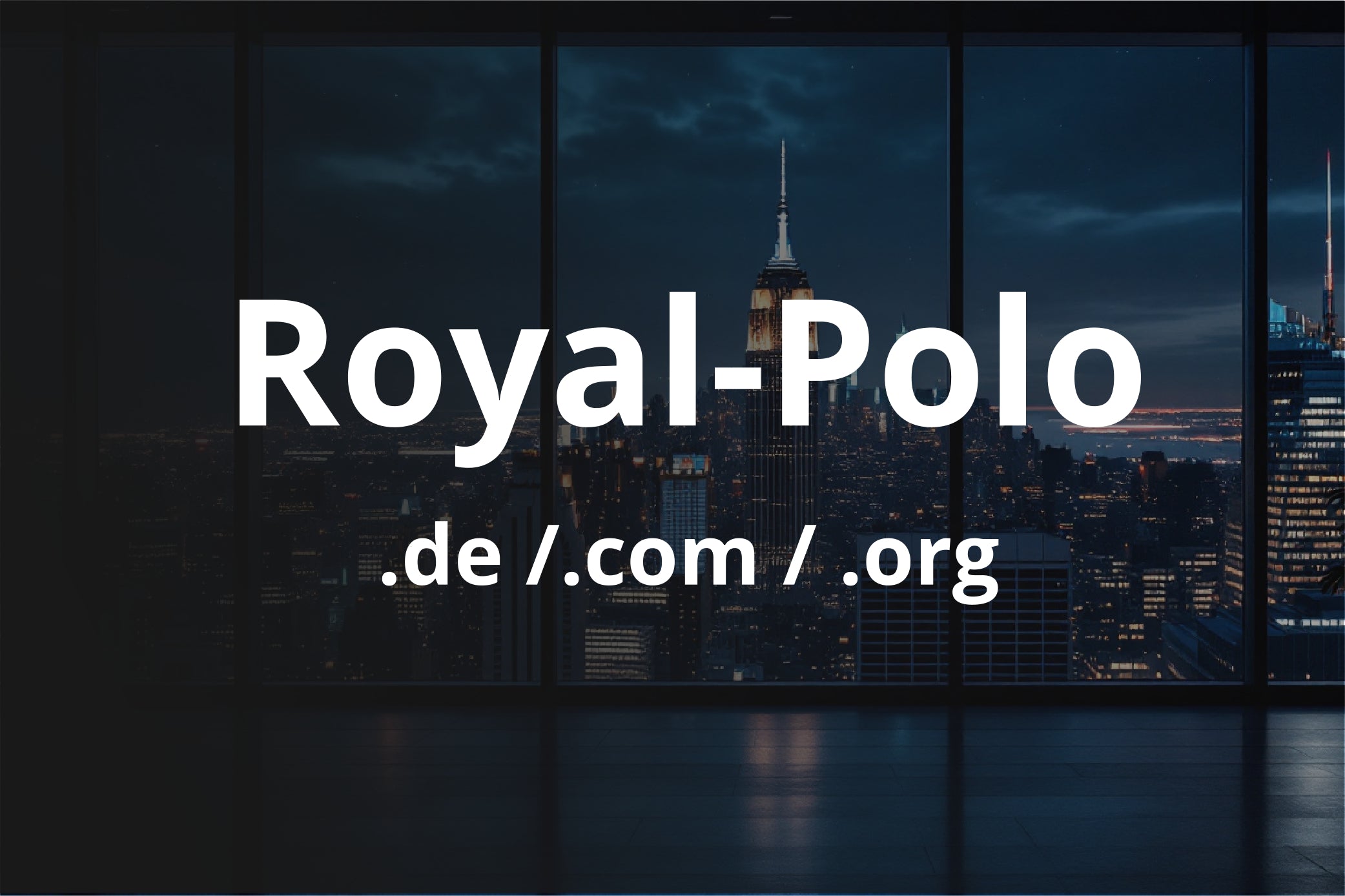 Domain-Paket Royale-Polo für Bekleidung, Polo Sport